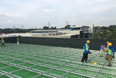  1МВт проект зеленой металлической крыши в малайзии 2020 