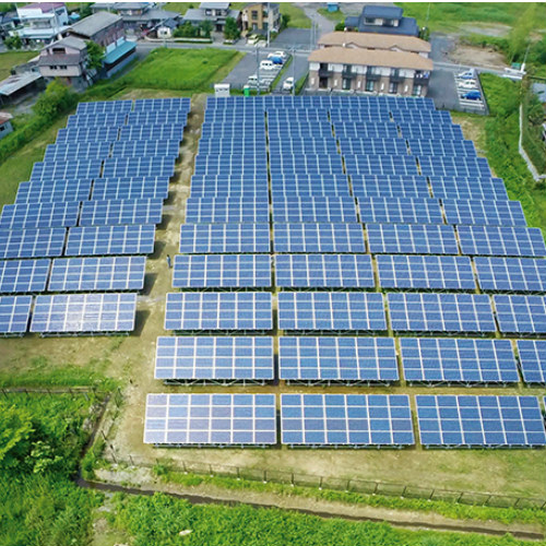 2,6 МВт наземного солнечного проекта, расположенного в Японии 2017