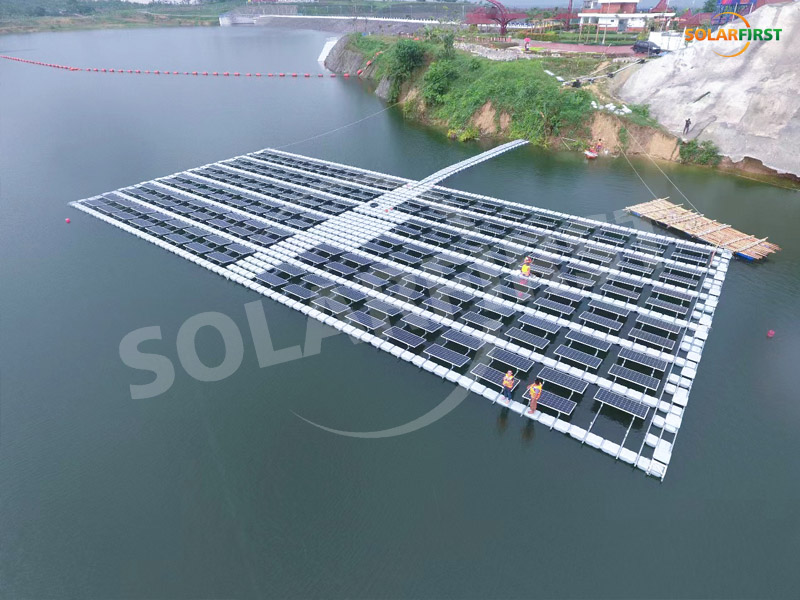 Проект плавучей фотоэлектрической установки мощностью 68 кВт в Индонезии