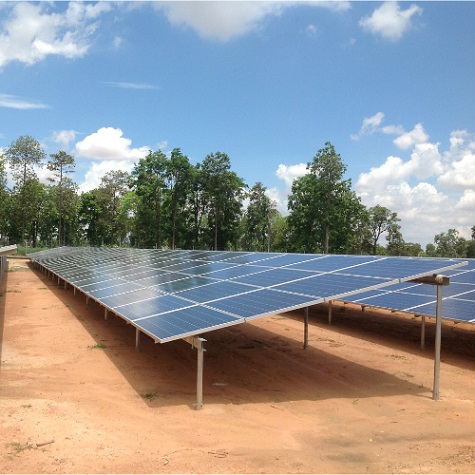 Солнечная электростанция 4,3 МВт, расположенная в Таиланде 2017