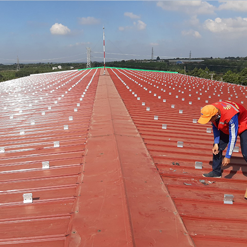 Проект монтажа металлической крыши мощностью 1 МВт во Вьетнаме, 2020 г.