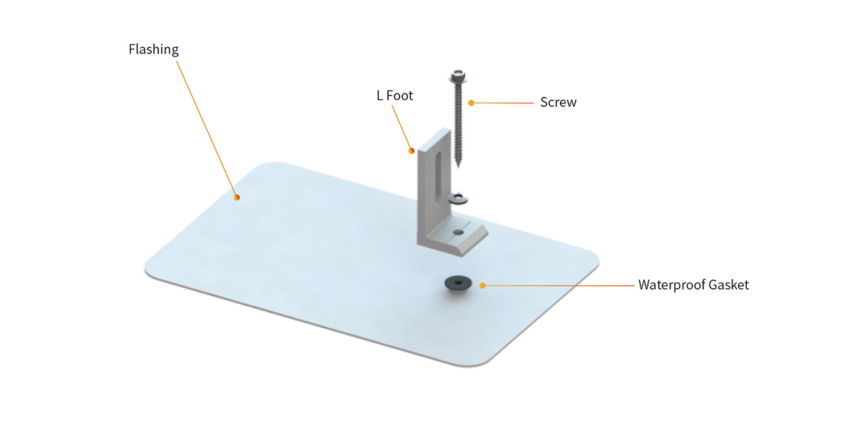 #solar mounting clamp for trapezoidal metal roof