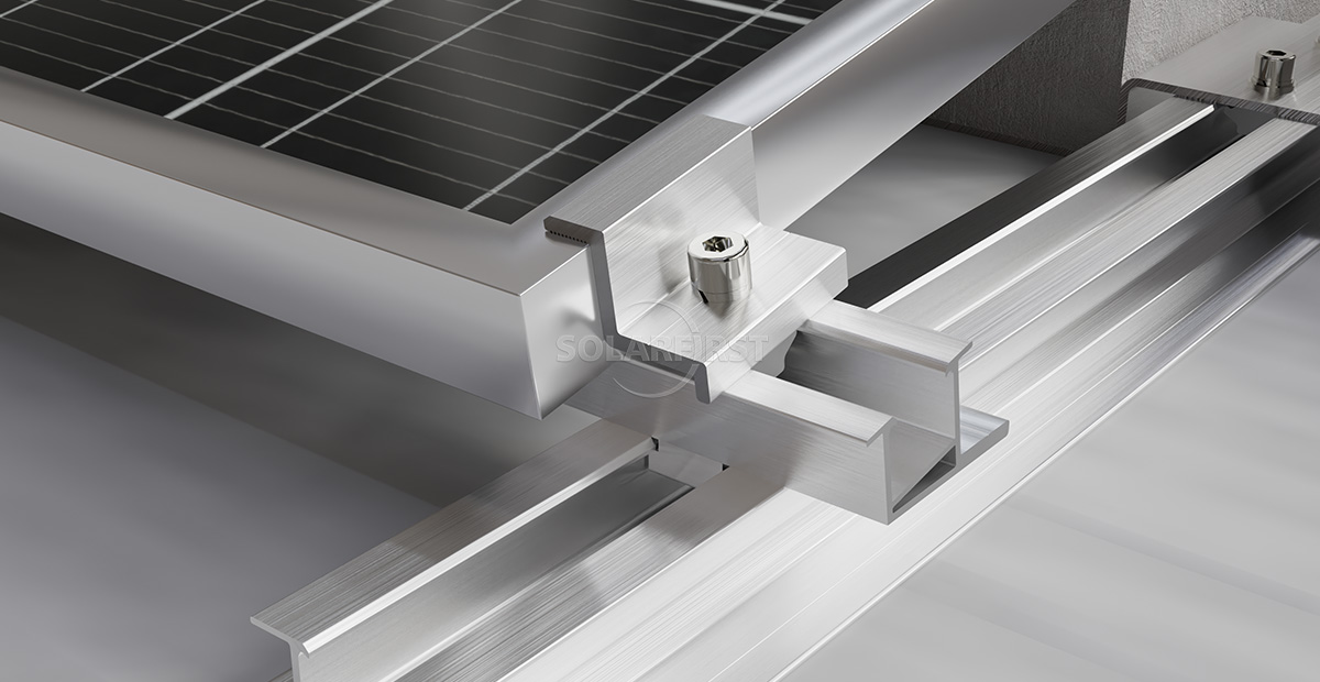 #solar mounting clamp for trapezoidal metal roof