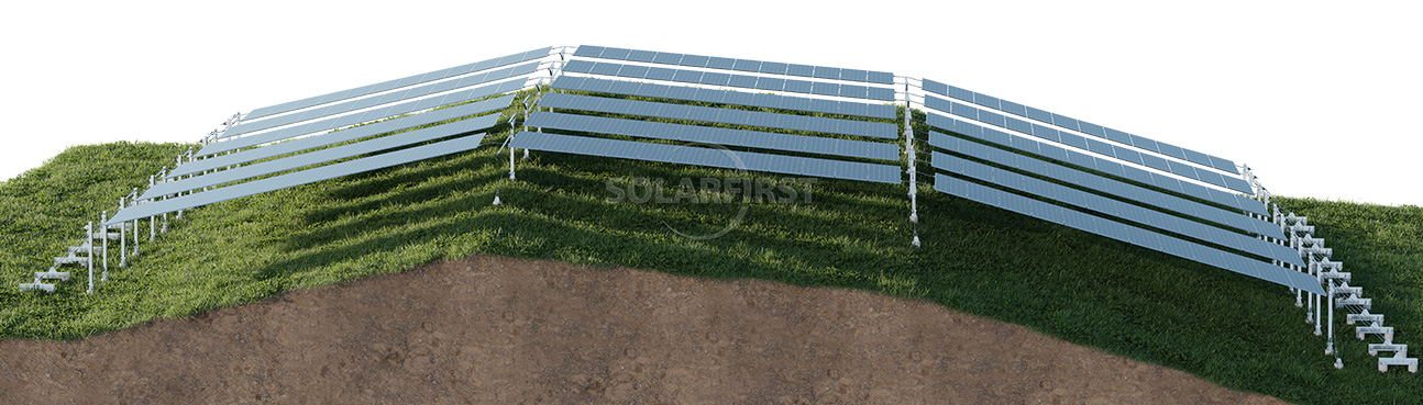 #single-layer flexible PV mounting system